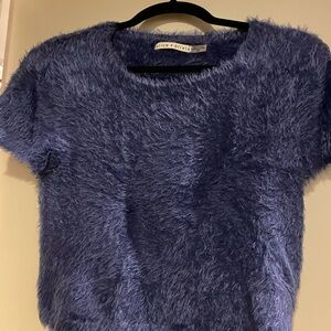 Alice and Olivia Ciara Eyelash Sweater